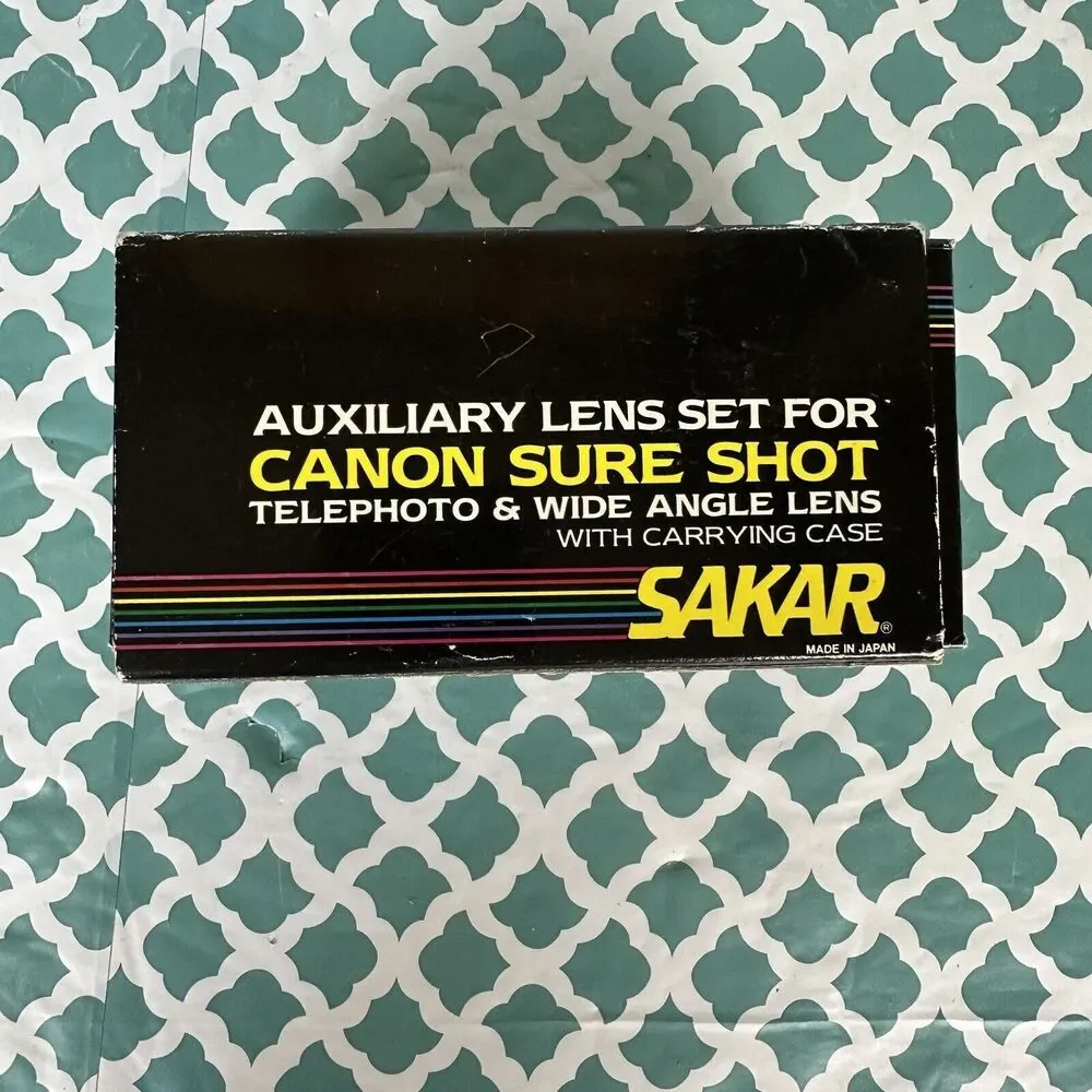 Sakar Vintage Camera Lens Lot of‎ Wide Angle & Telephoto Teleconverter AF35M II
